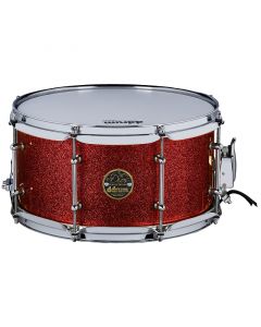 ddrum Dios Maple 7x13 Snare Drum. Red Sparkle