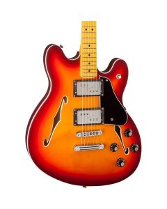 Fender Starcaster Semi-Hollowbody Electric Guitar Aged Cherry Burst Maple Fingerboard