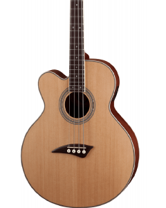 Dean EABC L Left Handed Cutaway Acoustic-Electric Bass. Satin Natural