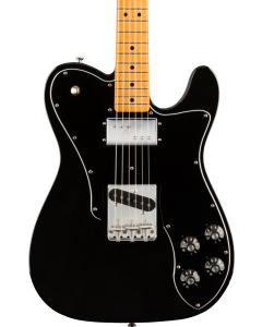 Fender Vintera '70s Telecaster Custom Electric Guitar. Maple FB, Black