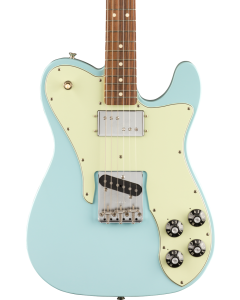 Fender Vintera '70s Telecaster Custom Electric Guitar. Pau Ferro FB, Sonic Blue