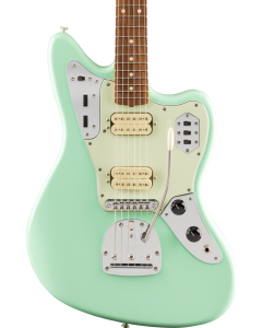 Fender Vintera '60s Jaguar Modified HH Electric Guitar. Pau Ferro FB, Surf Green