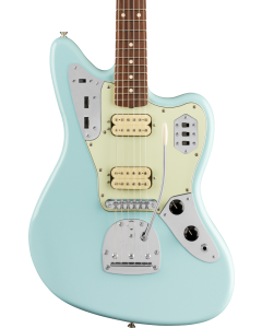 Fender Vintera '60s Jaguar Modified HH Electric Guitar. Pau Ferro FB, Sonic Blue