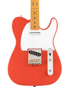 Fender Vintera '50s Telecaster Electric Guitar. Maple FB, Fiesta Red