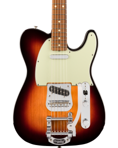 Fender Vintera '60s Telecaster Bigsby Electric Guitar. Pau Ferro FB, 3-Color Sunburst