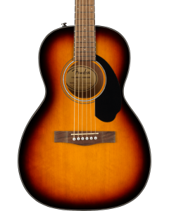 Fender CP-60S Parlor Acoustic Guitar. Walnut FB, Sunburst