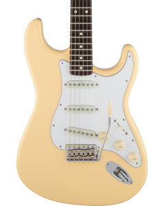 Fender Yngwie Malmsteen Stratocaster Electric Guitar. Scalloped Rosewood FB, Vintage White