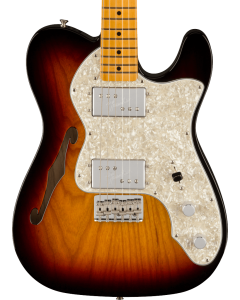 Fender American Vintage II 1972 Telecaster Electric Guitar Thinline. Maple Fingerboard, 3-Color Sunburst
