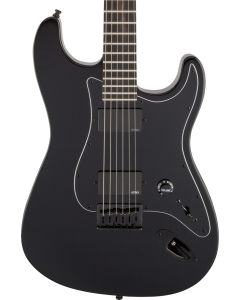Fender Jim Root Stratocaster Electric Guitar. Ebony FB, Flat Black