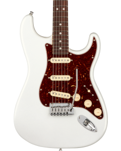 Fender American Ultra Stratocaster Electric Guitar. Rosewood FB, Arctic Pearl