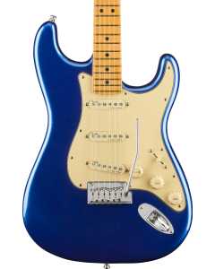 Fender American Ultra Stratocaster Electric Guitar. Maple FB, Cobra Blue TGF33