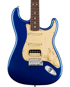 Fender American Ultra Stratocaster HSS Electric Guitar. Rosewood FB, Cobra Blue