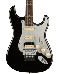 Fender Ultra Luxe Stratocaster HSS w/ Floyd Rose. Rosewood Fingerboard, Mystic Black