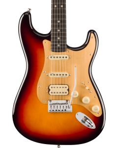 Fender American Ultra II Stratocaster Electric Guitar HSS, Ebony Fingerboard, Ultraburst TGF33