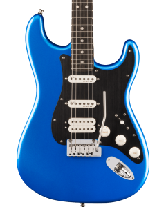 Fender American Ultra II Stratocaster Electric Guitar HSS, Ebony Fingerboard,  Noble Blue TGF33