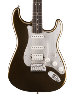 Fender American Ultra II Stratocaster Electric Guitar HSS, Ebony Fingerboard, Texas Tea TGF33