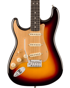 Fender American Ultra II Stratocaster Electric Guitar Left-Handed, Ebony Fingerboard,  Ultraburst