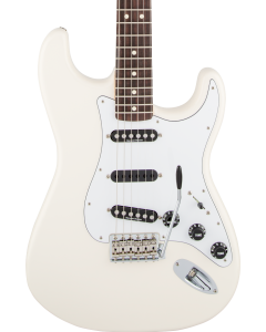 Fender Ritchie Blackmore Stratocaster Electric Guitar. Scalloped Rosewood FB, Olympic White