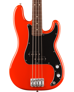 Fender Player II Precision Electric Bass, Rosewood Fingerboard, Coral Red