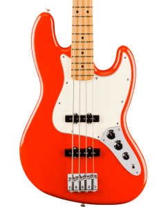 Fender Player II Jazz Bass, Maple Fingerboard, Coral Red