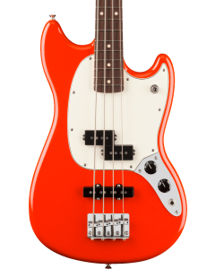 Fender Player II Mustang Bass PJ, Rosewood Fingerboard, Coral Red