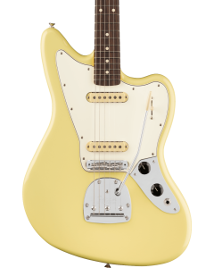 Fender Player II Jaguar Electric Guitar, Rosewood Fingerboard, Hialeah Yellow