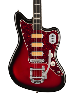 Fender Gold Foil Jazzmaster Electric Guitar. Ebony Fingerboard, Candy Apple Burst