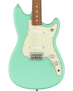 Fender Player Duo Sonic Pau Ferro Fingerboard Electric Guitar Sea Foam Green TGF33
