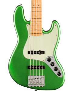 Fender Player Plus Jazz Electric Bass V. Maple Fingerboard, Cosmic Jade
