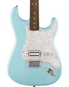 Fender Limited Edition Tom DeLonge Stratocaster Electric Guitar. Rosewood Fingerboard, Daphne Blue TGF33