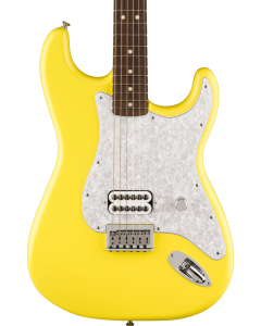 Fender Limited Edition Tom DeLonge Stratocaster Electric Guitar. Rosewood Fingerboard, Graffiti Yellow