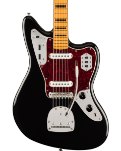 Fender Vintera II 70s Jaguar Electric Guitar. Maple Fingerboard, Black