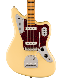 Fender Vintera II 70s Jaguar Electric Guitar. Maple Fingerboard, Vintage White