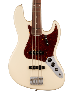 Fender American Vintage II 1966 Jazz Electric Bass. Rosewood Fingerboard, Olympic White