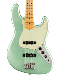 Fender American Professional II Jazz Bass. Maple Fingerboard, Mystic Surf Green TGF33