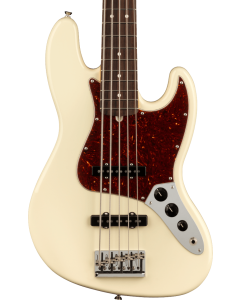 Fender American Professional II Jazz Bass V. Rosewood Fingerboard, Olympic White TGF33