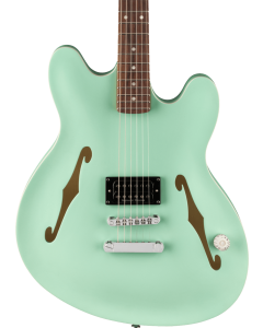 Fender Tom DeLonge Starcaster Electric Guitar, Rosewood Fingerboard, Chrome Hardware, Satin Surf Green