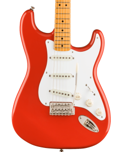 Squier Classic Vibe '50S Stratocaster Maple Fingerboard Electric Guitar Fiesta Red