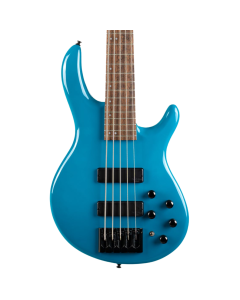 Cort C5DELUXECBL Artisan Series C5 Deluxe Bass Guitar (5 String). Candy Blue