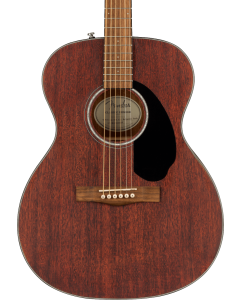 Fender CC-60S All-Mahogany Concert Acoustic Guitar, Walnut Fingerboard, Natural