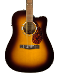 Fender CD-140SCE Dreadnought Acoustic Electric Guitar. Walnut FB, Sunburst w/case