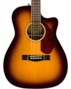 Fender CC-140SCE Concert Acoustic Guitar. Walnut Fingerboard, Sunburst w/case TGF33