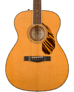Fender PO-220E Orchestra Acoustic Guitar. Ovangkol Fingerboard, Natural