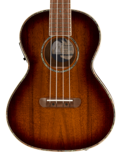 Fender Montecito Tenor Ukulele. Walnut Fingerboard, Shaded Edge Burst
