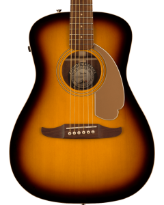 Fender Malibu Player Acoustic Guitar. Walnut Fingerboard, Gold Pickguard, Sunburst TGF33