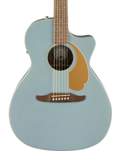 Fender Newporter Player Acoustic-Electric Guitar Ice Blue Satin