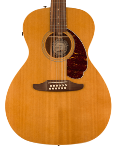 Fender Villager 12-String Acoustic Guitar. Walnut Fingerboard, Tortoiseshell Pickguard, Aged Natural
