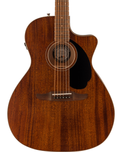 Fender Newporter Special Acoustic Guitar. Pau Ferro Fingerboard, Black Pickguard, Natural