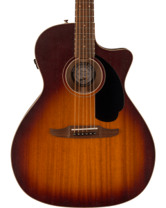 Fender Newporter Special Acoustic Guitar. Pau Ferro Fingerboard, Black Pickguard, Honey Burst