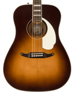 Fender King Vintage Acoustic Guitar. Ovangkol Fingerboard, Aged White Pickguard, Mojave